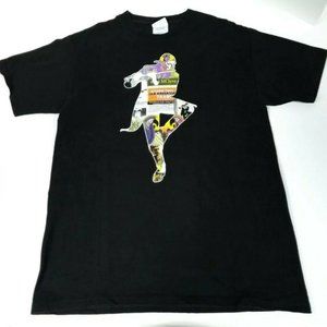 Ian Anderson Jethro Tull Thick As A Brick 2012 Tour Black 2-Sided T Shirt Sz(M)
